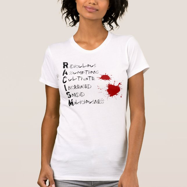 RACISM acronym T-Shirt (Front)