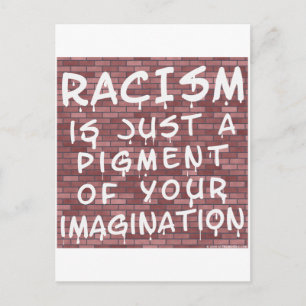 Racism - Graffiti Postcard