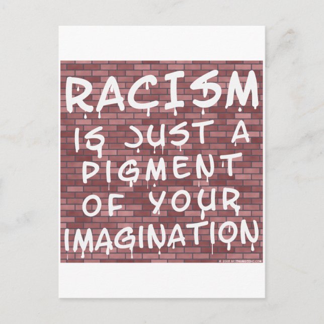 Racism - Graffiti Postcard (Front)