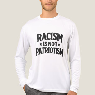 Racism Is Not Patriotism Social Justice Activist  Tri-Blend Shirt