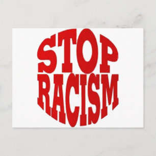 RACISM POSTCARD