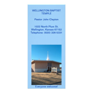 Rack Card/Ministry Card