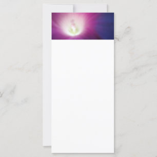 Rack Card with Shades of Purple