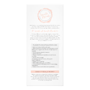 Rack Cards for Lancaster Placenta Co.