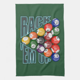 Rack Em Up Tea Towel