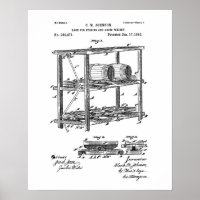 Rack for storing and aging whisky patent