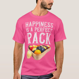 Rack Funny Billiards 8 Ball Pool Billiards Player T-Shirt