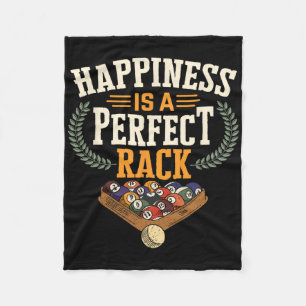 Rack Funny Pool Billiards Game Snooker Pool Player Fleece Blanket