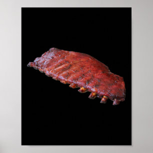 Rack Of Bbq Ribs  Poster