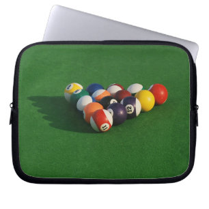 Racked Pool Balls Laptop Sleeve