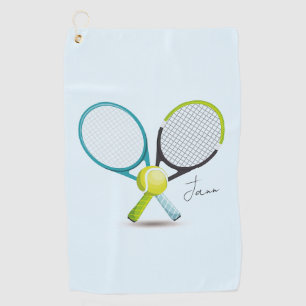 Racket and Ball Tennis Sweat Towel