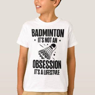 Racket Scientist Shuttle Badminton Player T-Shirt