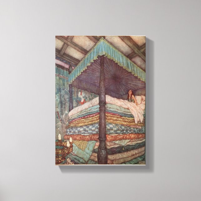 Rackham Fairytal Canvas Princess and the Pea (Front)