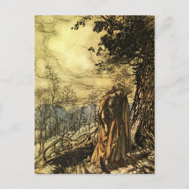 Rackham's Valkyrie Postcard (Front)