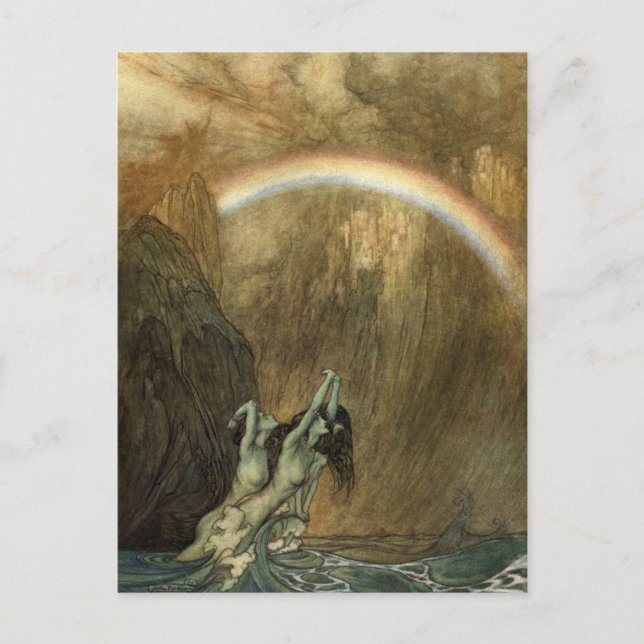 Rackham's Valkyrie Postcard (Front)