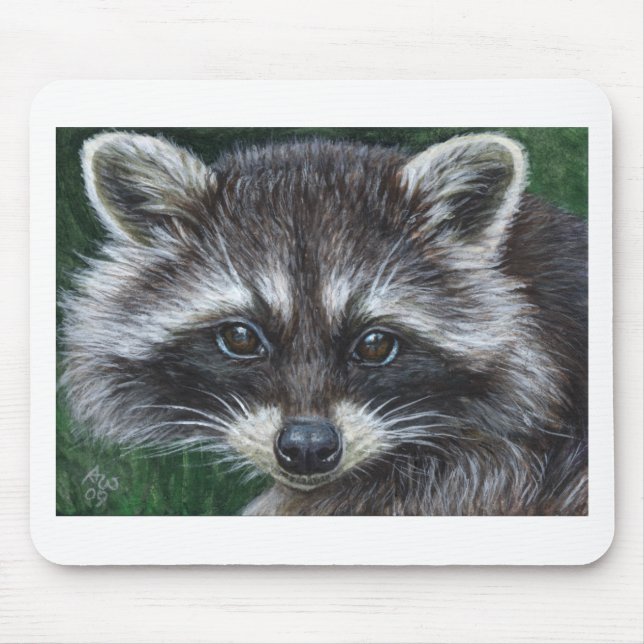 Racoon #3 mouse pad (Front)