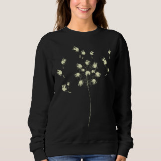 Racoon Animal Lover Trash Panda Funny Dandelion Sweatshirt
