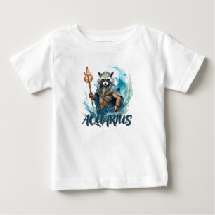 racoon Aquarius, zodiac sign Baby T-Shirt
