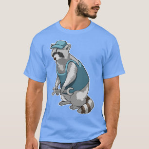 Racoon as Craftsman with Wrench T-Shirt