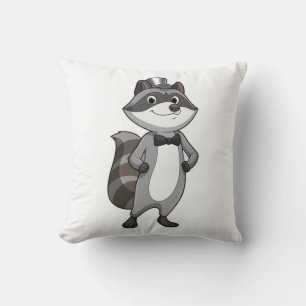 Racoon as Groom with Tie Cushion