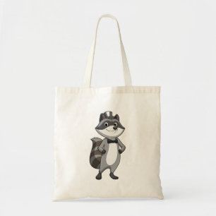 Racoon as Groom with Tie Tote Bag