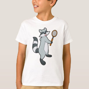 Racoon as Tennis player with Tennis racket T-Shirt