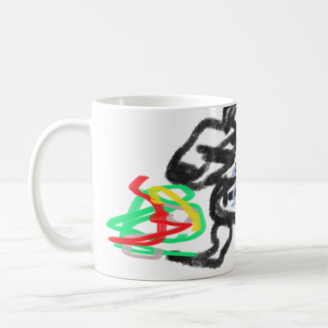 Racoon Autumn Coffee Mug (Left)