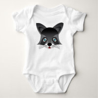 Racoon - Baby Jersey Bodysuit