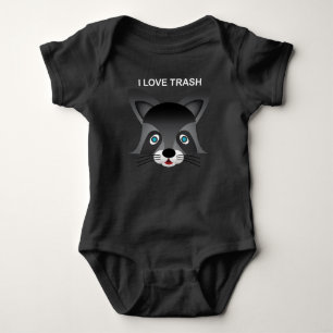Racoon - Baby Jersey Bodysuit