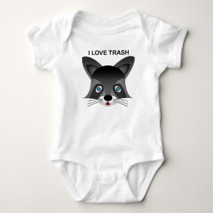 Racoon - Baby Jersey Bodysuit