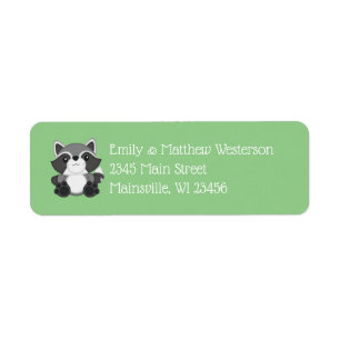 Racoon Baby Shower Woodland