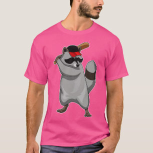 Racoon Baseball Baseball bat T-Shirt