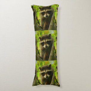 racoon body cushion