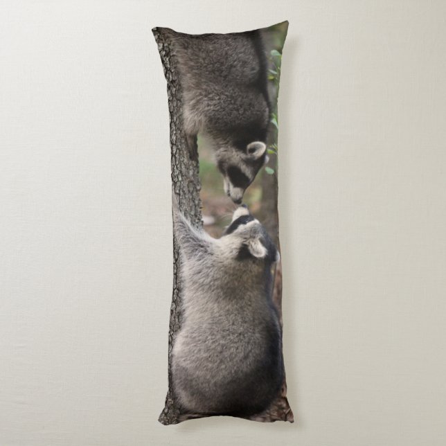Racoon body pillow. cushion (Back (Vertical))