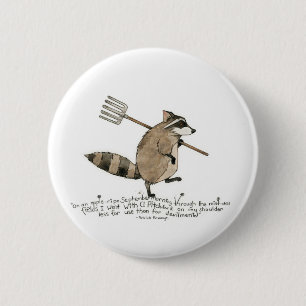 Racoon Button