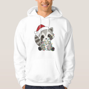 Racoon Christmas Snow Winter Raccoons Hoodie
