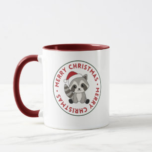 Racoon Christmas Snow Winter Raccoons Mug
