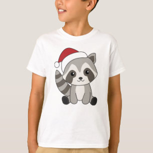Racoon Christmas Snow Winter Raccoons T-Shirt