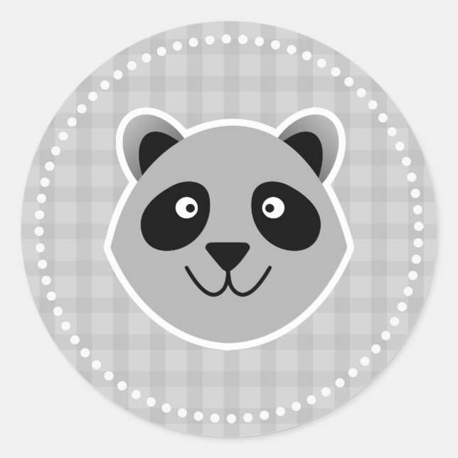 Racoon Classic Round Sticker (Front)