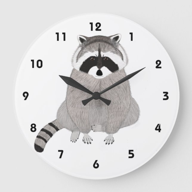 Racoon Clock (Front)