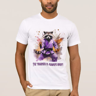 Racoon-coach, sport T-Shirt