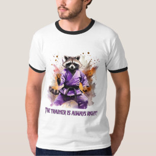 Racoon-coach, sport T-Shirt