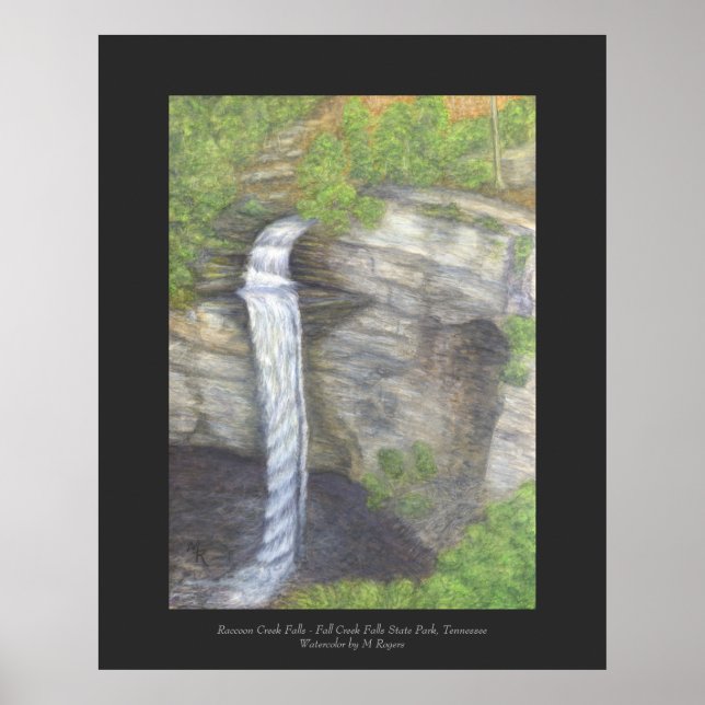 Racoon Creek Falls Poster (Front)