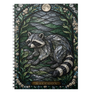 Racoon Creek Woods Illumina Stained Glass Notebook