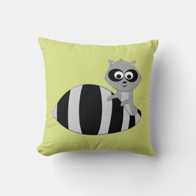 Racoon - Critter Cushion (Front)
