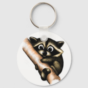 Racoon Design Key Ring