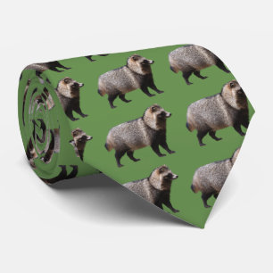 Racoon dog tie