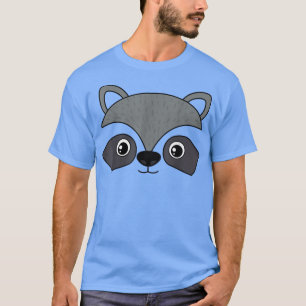 Racoon Face Costume Cute Easy Animal Halloween Gif T-Shirt