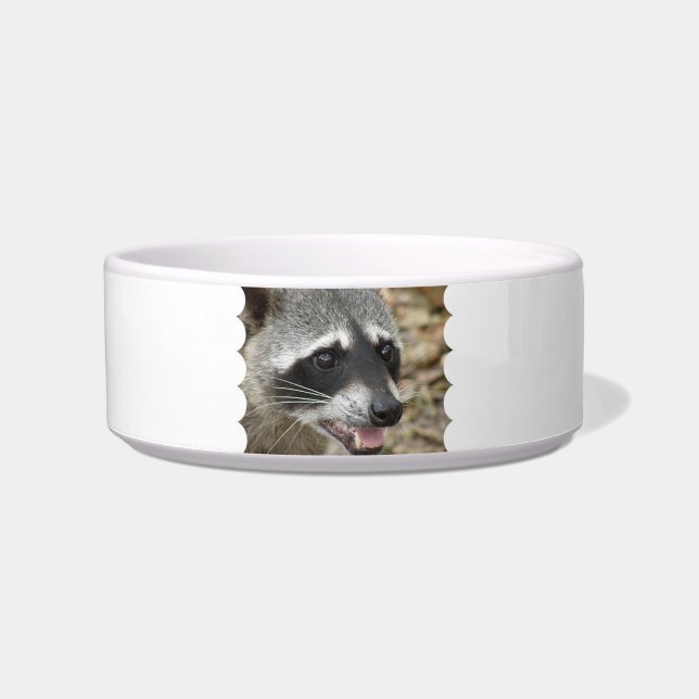 Racoon Face Pet Bowl (Front)