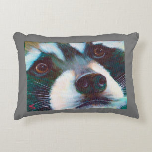 Racoon Face Pillow